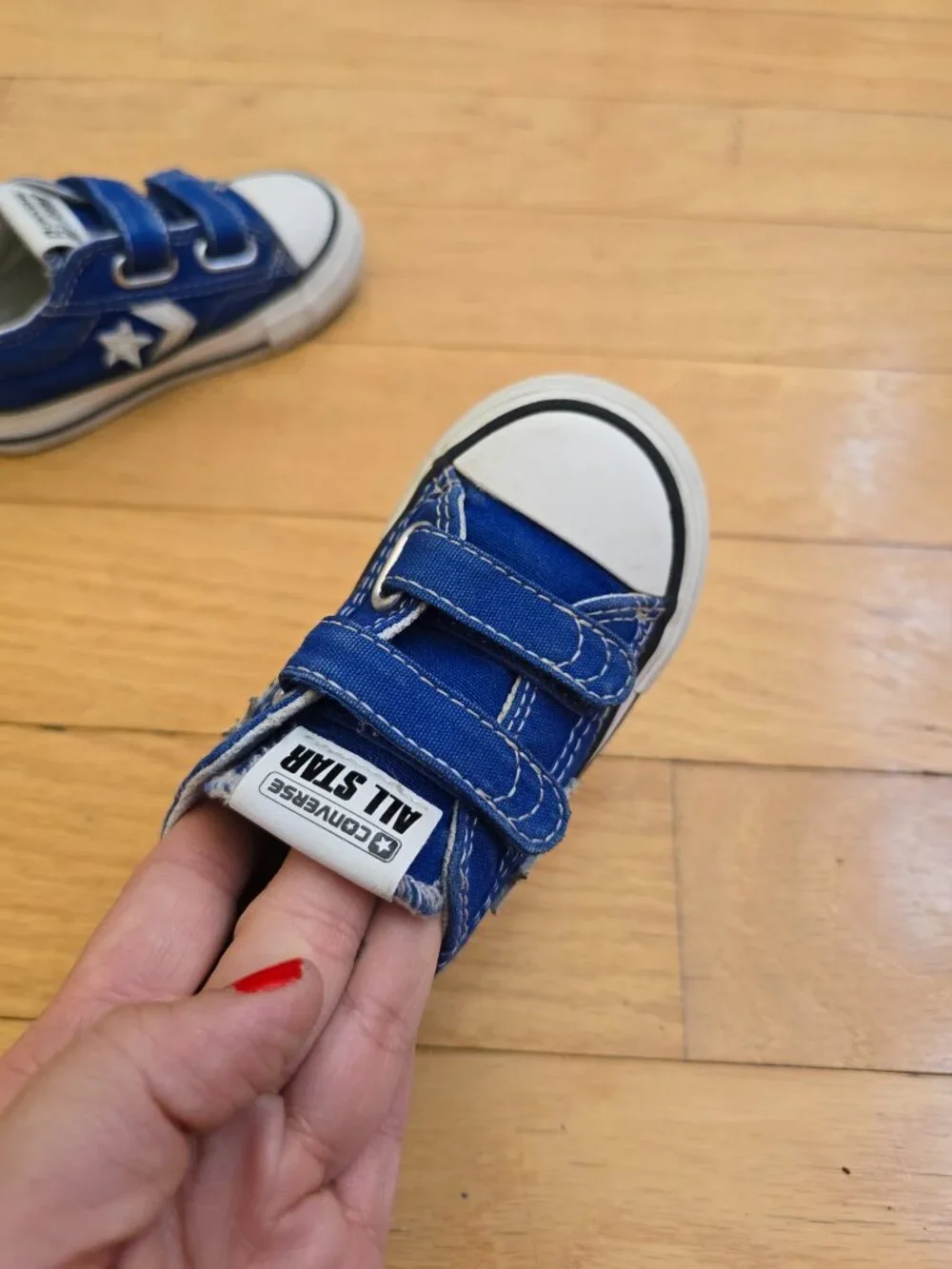 Converse | Star Player blue canvas low-top sporty sneakers | Toddler 6
